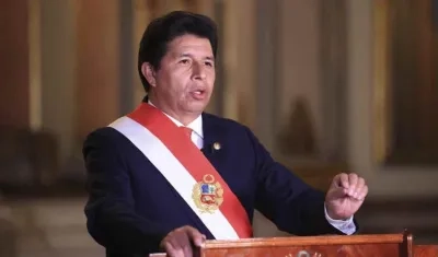 El presidente de Perú, Pedro Castillo.