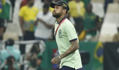 El delantero brasileño Neymar.