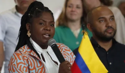 La vicepresidenta de Colombia, Francia Márquez.