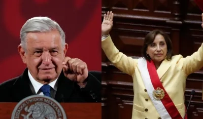 Andrés Manuel López Obrador y Dina Boluarte.