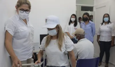 La Gobernadora del Atlántico, Elsa Noguera.