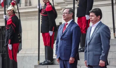 Gustavo Petro y Pedro Castillo.