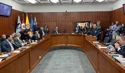 Sesión de la Comisión Segunda del Senado