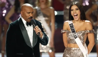 El presentador Steve Harvey. 