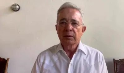 El expresidente Álvaro Uribe.
