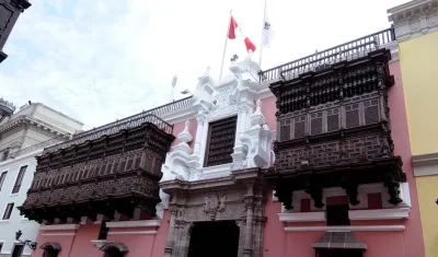 Sede de la Cancillería peruana. 