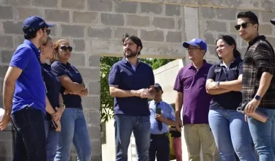 El Alcalde Jaime Pumarejo en la IED Reuven Feuerstein.