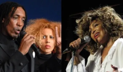 Ronnie y su mamá Tina Turner