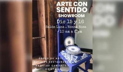 "Un mueble cuenta una historia", dice la artista plástica Carla Celia.