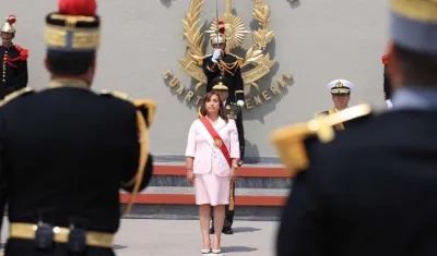 La presidenta de Perú, Dina Boluarte.
