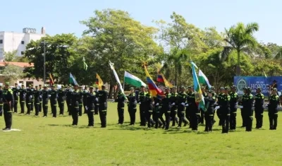 Ceremonia de ascensos de oficiales de la Policía en Barranquilla