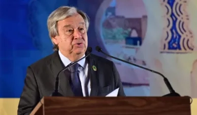 El secretario general de la ONU, António Guterres.