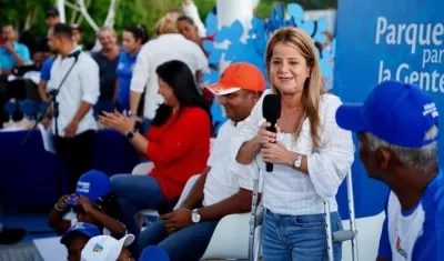 Elsa Noguera, Gobernadora del Atlántico. 