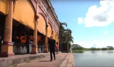 Puerto de Lorica en el departamento de Córdoba.