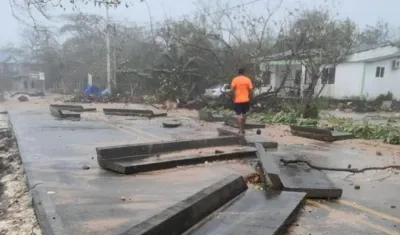 Iota arrasó a Providencia el 5 de noviembre de 2020.