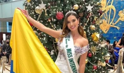 Natalia López, representante de Colombia en Miss International.