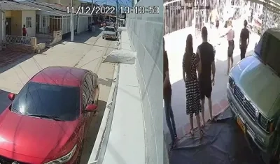 Momento en que se presentó la riña. 