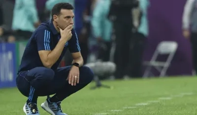 Lionel Scaloni, entrenador de Argentina. 
