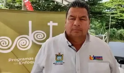 José Vicente Otero, alcalde de Caldono.