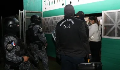 Momento del operativo.