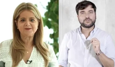 La Gobernadora Elsa Noguera y el Alcalde Jaime Pumarejo.