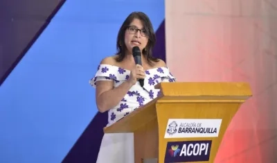 Rosmery Quintero, presidenta de Acopi.