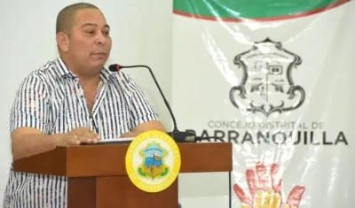 Juan Carlos Ospino, presidente del Concejo.