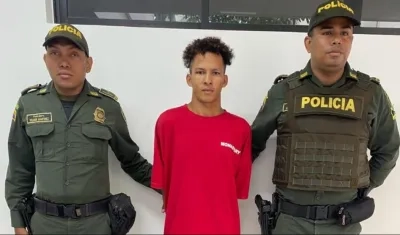 Luis Carlos Morales Martínez, presunto extorsionista. 