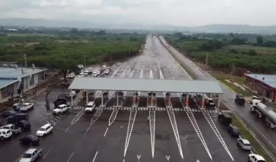 El paso fronterizo de Tienditas.