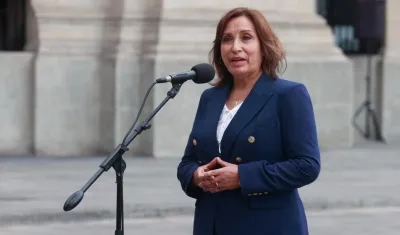 La presidenta de Perú, Dina Boluarte.