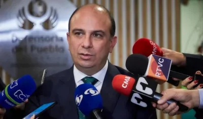 El defensor del Pueblo, Carlos Camargo.