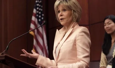 Jane Fonda, actriz norteamericana,