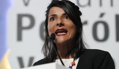 Irene Vélez, ministra de Minas.