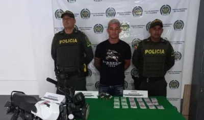 Capturado por la Policía.