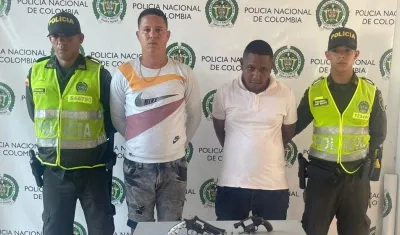 Capturados por la Policía.