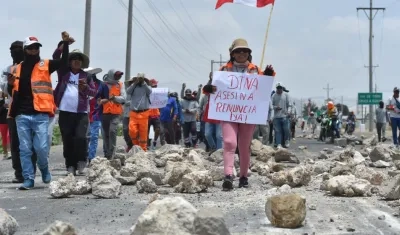 Imagen de los disturbios.