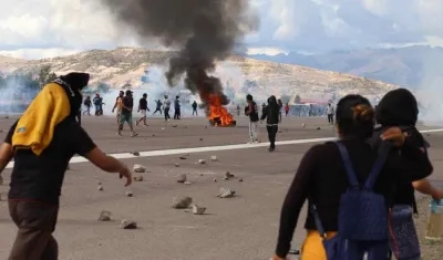 Imagen de disturbios.