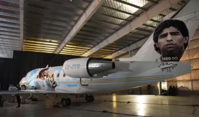 La aeronave se encuentra estacionada en el Aeropuerto Internacional de Hamad (Doha).