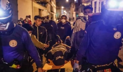 Imagen de las protestas.