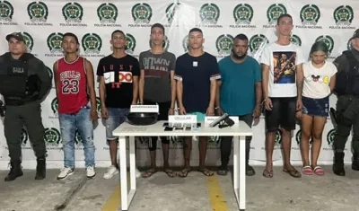 Los capturados quedaron a disposición de la Fiscalía. 