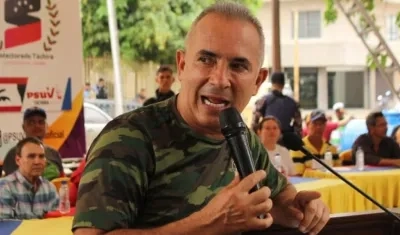 El gobernador del estado venezolano de Táchira, Freddy Bernal.