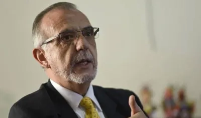 Iván Velásquez, ministro de Defensa.
