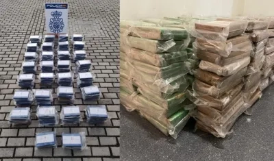 Droga incautada en España. 