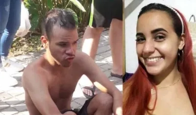 Diogene Junior Altahona Sulbarán y su pareja Luiselen Michelle Rodríguez Linares.