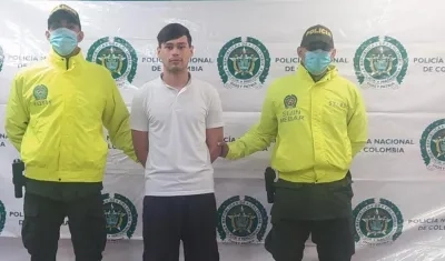 José Luis Polo tras ser recapturado este martes. 