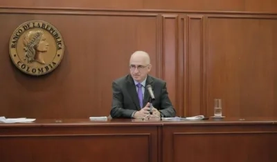 Leonardo Villar, gerente general del Banco de la República.