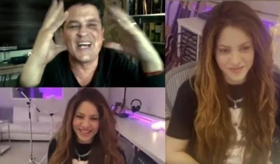 Carlos Vives y Shakira.