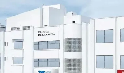 Fachada de Clínica de la Costa de Barranquilla.