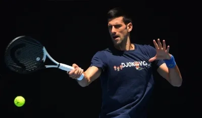 Novak Djokovic, tenista serbio. 