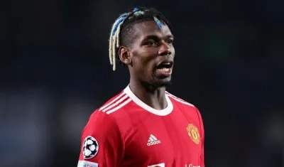 Paul Pogba, jugador de Manchester United. 